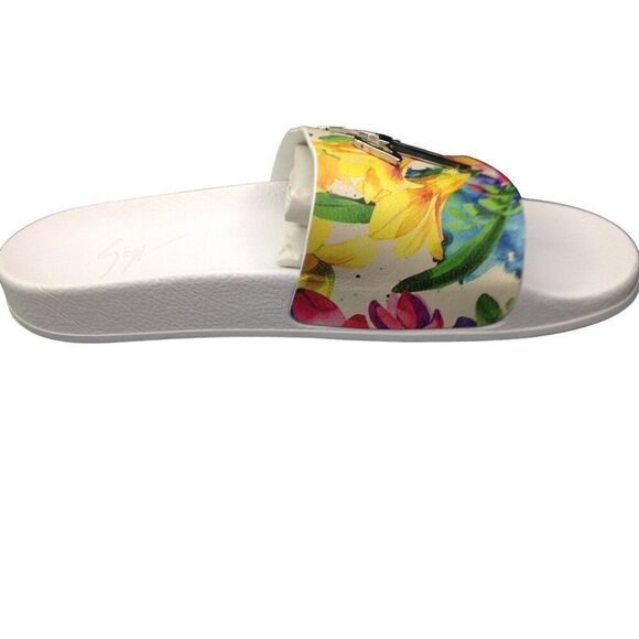 Giuseppe Zanotti Men's Nacy Pool Slides Multicolor 41 (US 8) NWT - Picture 2 of 10